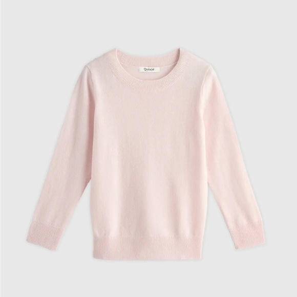 Quince Sweaters - NEW Quince | 100% Cashmere Blush Pink Sweater